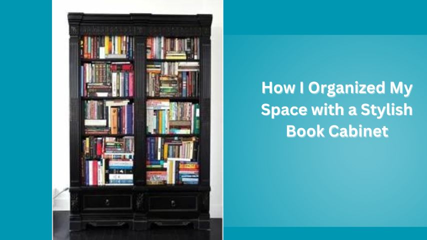 How I Organized My Space with a Stylish Book Cabinet